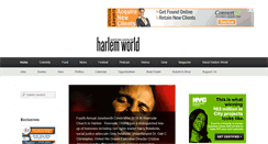 Desktop Screenshot of harlemworldmag.com